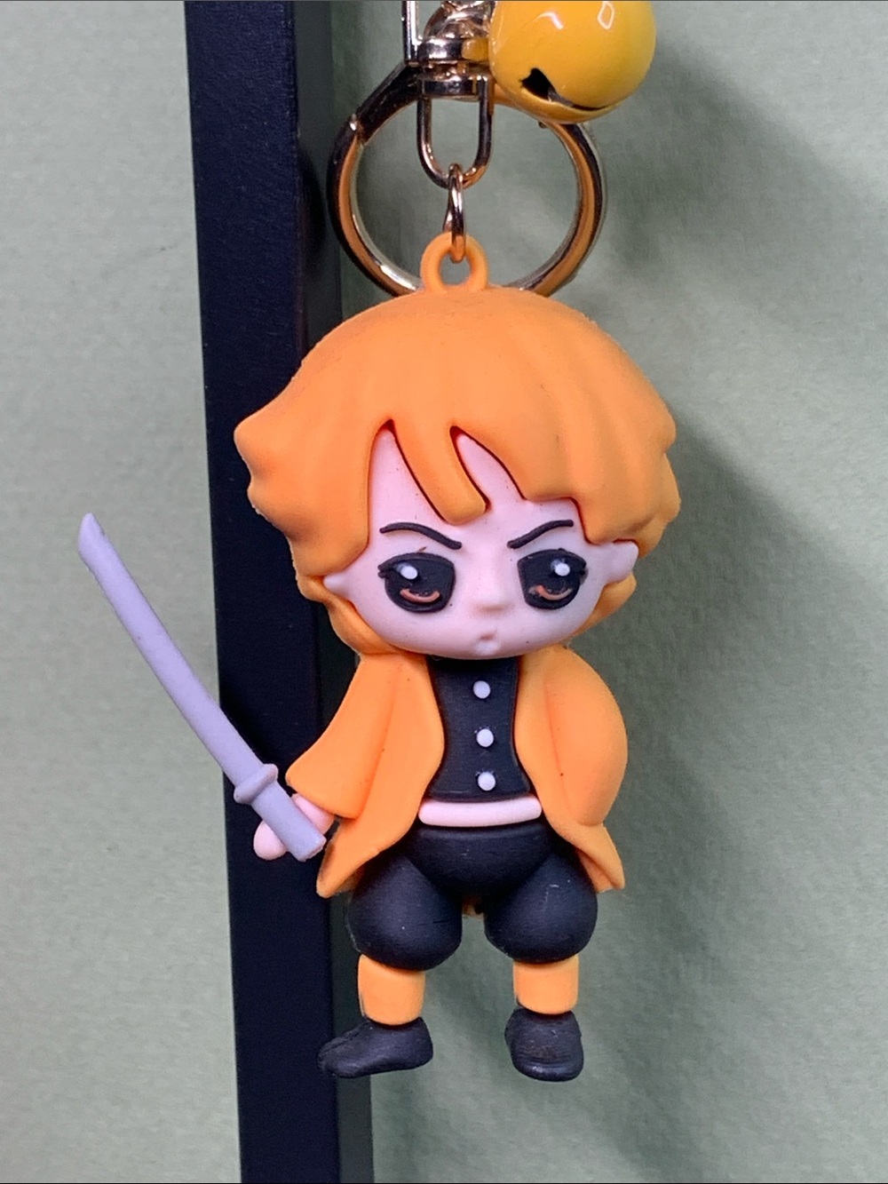 Acrylic Anime Character Keychain - Zenitsu Agatsuma